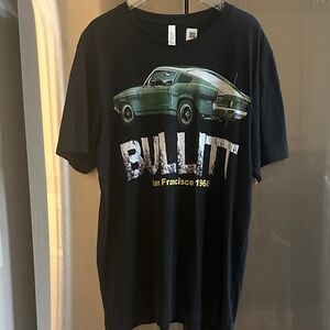 NWT Rare Mustang Bullitt San Francisco 1968 Black T-Shirt 😎